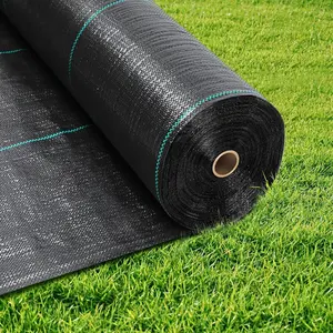 Garvee 4x600FT 3.2OZ Weed Barrier Fabric Heavy Duty, High Permeability Landscape Fabric Geotextile Fabric for Flower&Vegetable Bed, Commercial Driveway