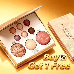 Gilded Baked Starter Kit Tuscan Inspired Dreams All-In-One Palette Italian Baked Formula 6-in-1 Eyeshadow Blush Highlighter Creamy Texture Long-Lasting Travel-Friendly Cruelty-Free Vegan Makeup Set Cosmetic Product Smooth