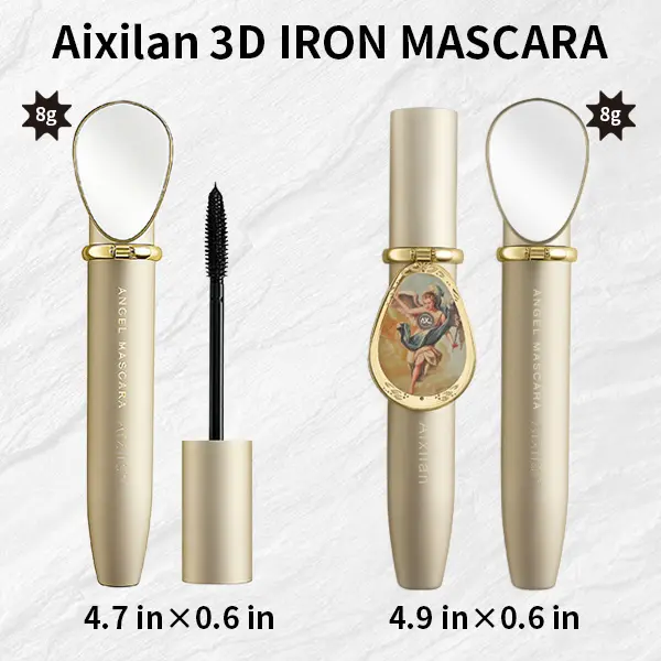 AX AIXILAN Waterproof Mascara - 24-Hour Volumizing & Lengthening Formula for Lifted, Defined Lashes, No-Smudge Beauty Cosmetic, Beauty Products, Voluminous Mascara, Dramatic Lashes, Lengthening Mascara Recommended Mascara Lip And Mascara
