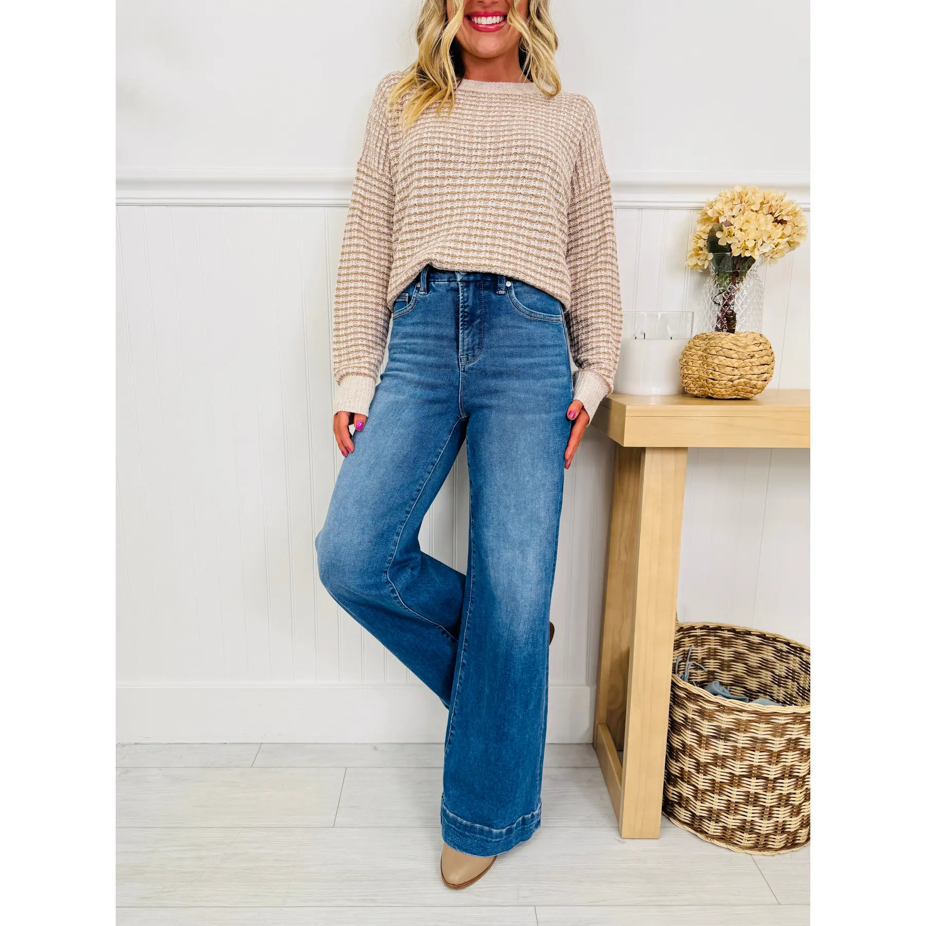 Ready to Roll Retro Wide Leg Jeans in Three Inseams
