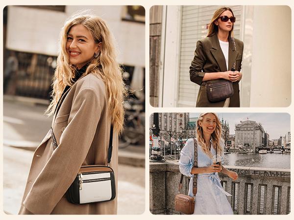 Telena Valentine's Day gift Crossbody Purse for Women Small Crossbody Bags Trendy Vegan Leather with Adjustable Strap Crossbody Kindle Gift Compact &Waterproof Design  gift for her