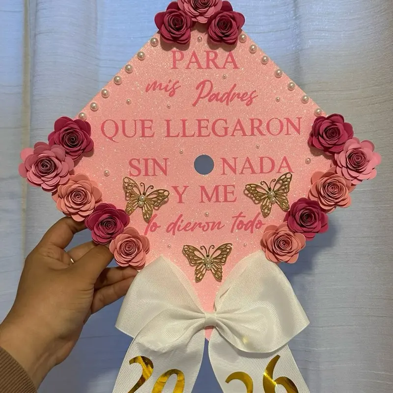Pink Custom Cap topper
