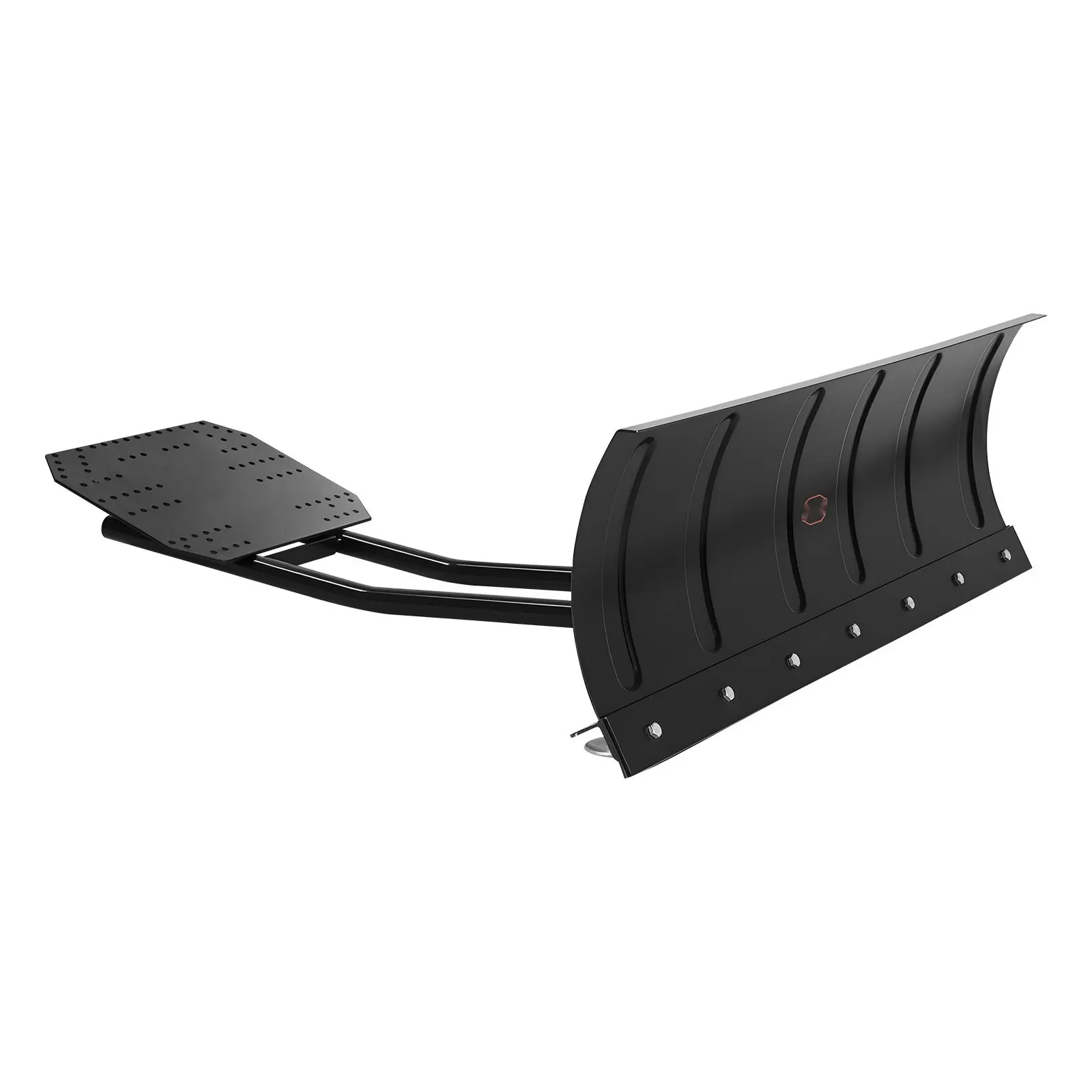 Snow Plow Blade Kit 48-Inch Universal UTV ATV Plow Attachment For Snow Removal, Durable Steel Winter Weather-Resistant Blade With Adjustable Brackets And Easy Mounting System, All-Season Snow Clearing Solution