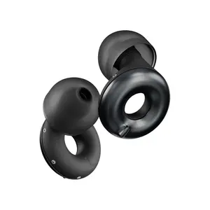 Loop Switch 2 Earplugs for Adjustable Volume Control and Instant Noise Relief - Black
