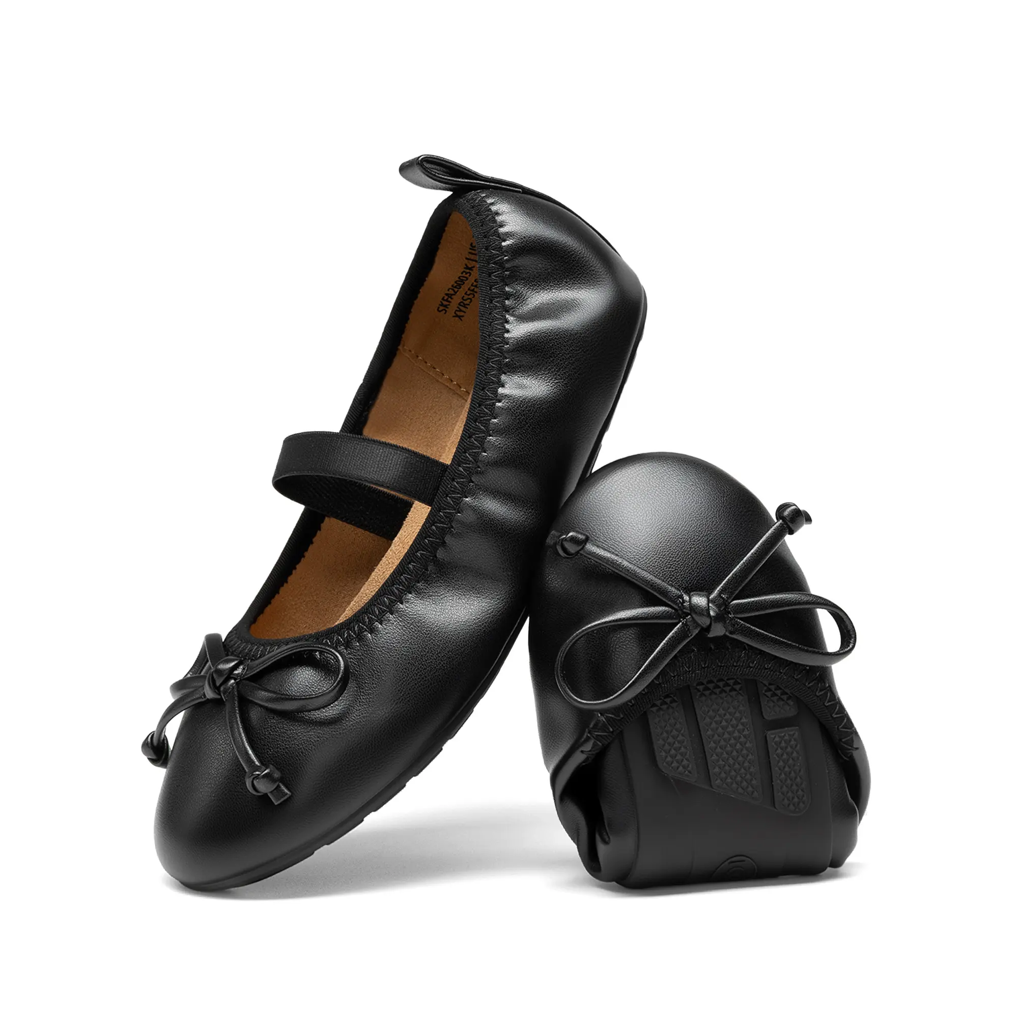 DREAM PAIRS Girls' Mary Jane Ballerina Flat Shoes - Closed-Toe Bow Girly Comfortable Dress Shoes for Party Occasions, Bow Flat Shoes,Ballet Flats,shoes for back to school,back to school shoes
