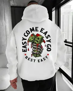 Easy Come Easy Go Rest Easy Hoodie – Blue Collar Skeleton Hand Graphic  T Shirt,  Hoodie, Sweatshirt