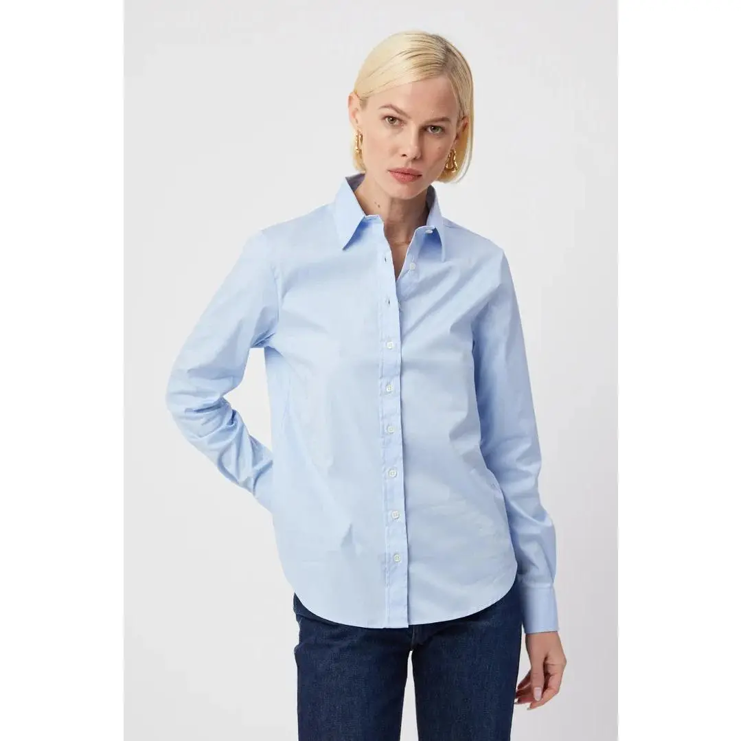 The Essentials Icon Shirt Blue Dawn
