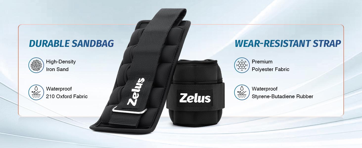 【SpringStatements】ZELUS 1 Pair Adjustable Sculpting Ankle Weights-Lift Your Glutes, Tone Your Legs & Arms – 4/5/6/10lbs Weight Set with Removable Sandbags, 1–5 lb per Strap for Gym, Yoga, Jogging & Walking SpringStatements