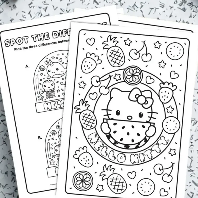 64-Page Coloring & Activity Book for Kids – Bendon Paperback Edition (FREE 24pk Crayons included)