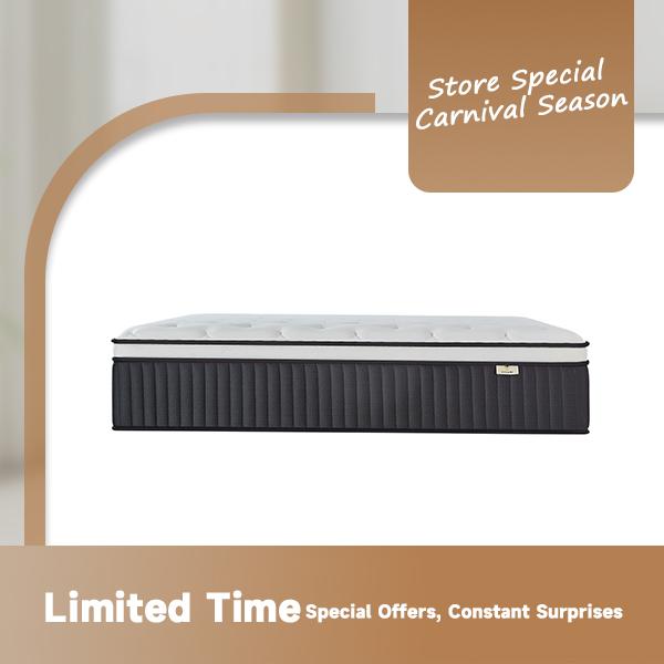 Clearance Sale | Final Stock | Hybrid Mattress 2.0 10–14 Inch Mattress in a Box, Memory Foam & Individual Pocket Springs, Motion Isolation, Pressure Relief, Queen Bed Mattress