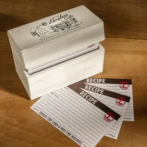Cafe Illustration Recipe Box