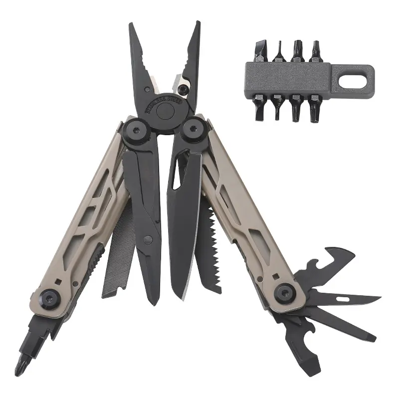 25-in-1 Multi-Tool Outdoor Survival EDC Pliers & Bottle Opener Compact Versatile Gear for Hikers and Campers Multitools Sog Multitool