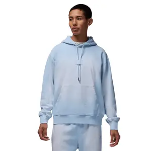 Air Jordan Flight Fleece Long Sleeve Pullover Hoodie - Men's Soft, Smooth Cotton Sweatshirt with Pocket