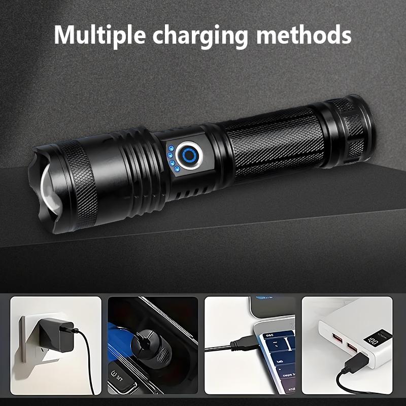 【TikTok Top Seller】2-in-1 POWER BANK FLASHLIGHT | Super Bright, USB Rechargeable, Zoomable | Camping, Emergency, Fishing,High lumen,Exquisite Gift 【TikTok Top Seller】2-in-1 POWER BANK FLASHLIGHT | Super Bright, USB Rechargeable, Zoomable | Camping, Emergency, Fishing,High lumen,Exquisite Gift