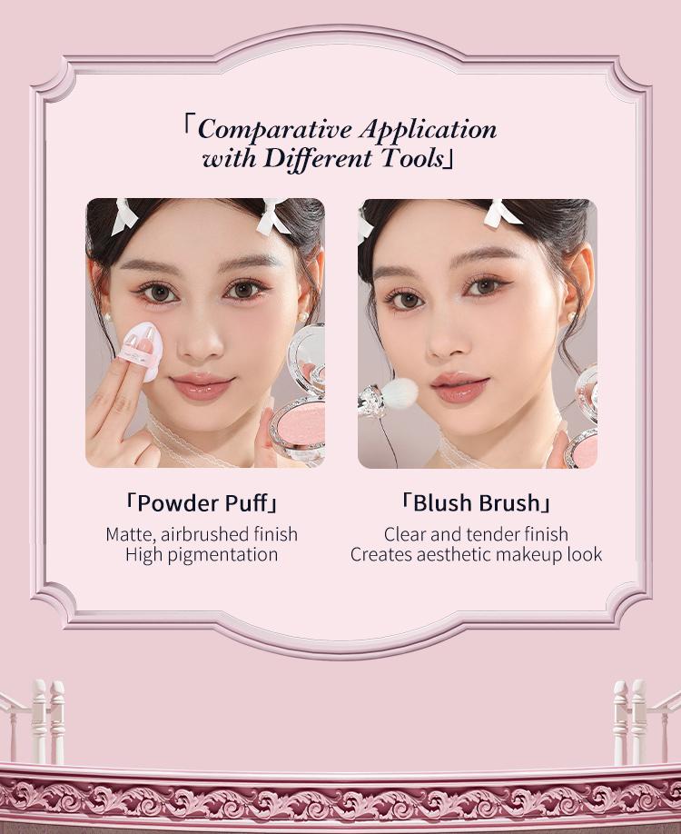 Flower Knows Swan Ballet Collection Embossed Blush