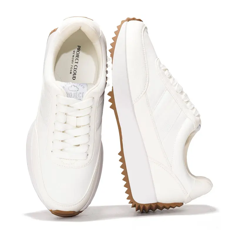 Project Cloud Women's | Memory Foam Fashion Sneakers | Lightweight | Non-Slip - Serena