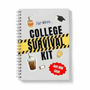 HEARTBOOK The 'For When..' College Survival Kit Gift Card Book - Funny Graduation Gift 2026 for High School Seniors & Freshmen - Dorm Essentials