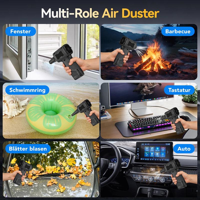 Compresssed Air duster Cordless Leaf Blower Violent Turbo Fan,USB Rechargeable Handheld Cooling Turbo,Portable Waist Fan Compresssed Air duster Cordless Leaf Blower Violent Turbo Fan,USB Rechargeable Handheld Cooling Turbo,Portable Waist Fan