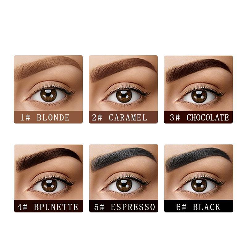 Eyebrow Tint Kit - Long-Lasting, Waterproof Brow Dye Gel Set | Smudge-Proof Brow Color