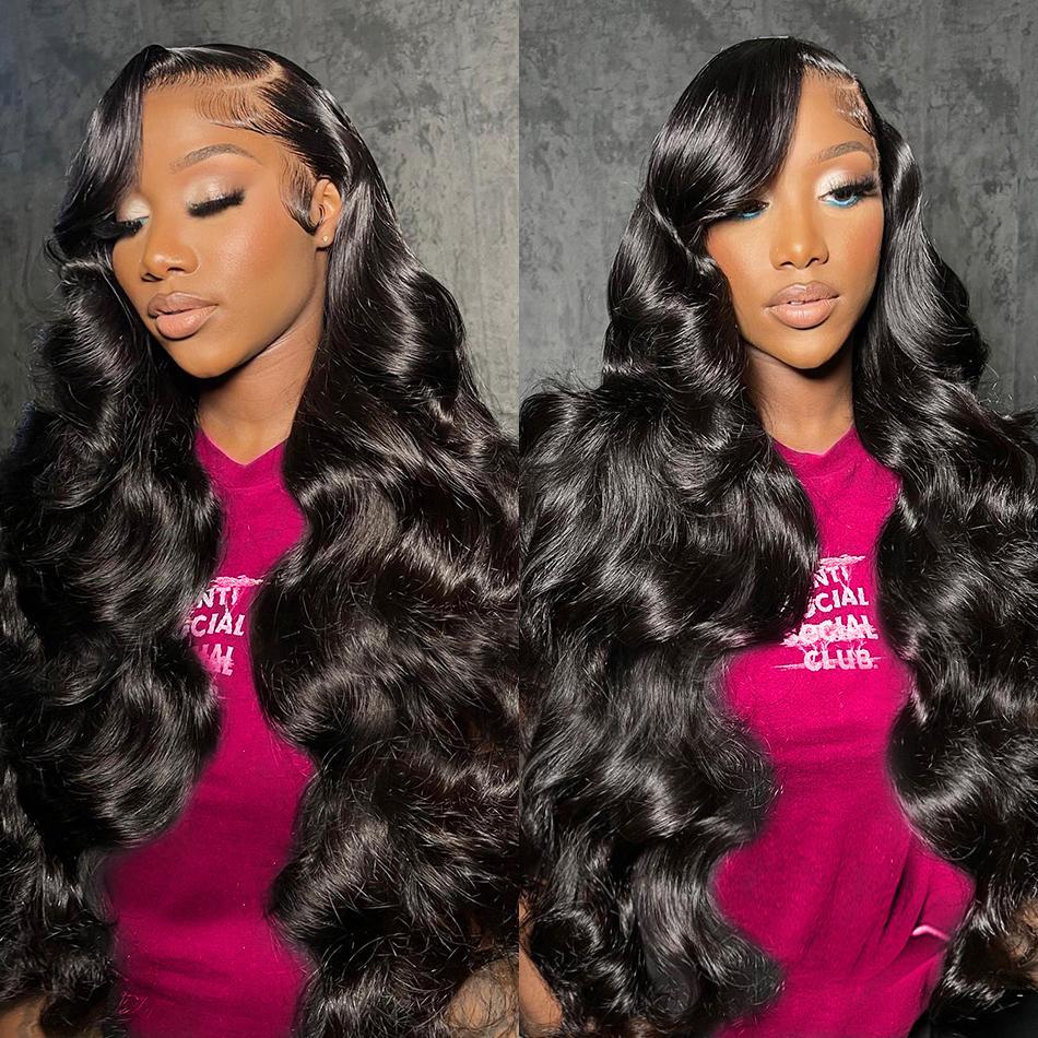 Bling Hair 12-36inch Body Wave 13x6 Lace Frontal Human Wig Hair 13x4 PrePlucked Transparent Lace Frontal Wig Brazilian Hair Wigs For Women with Baby Hair TikTokShopHolidayHaul
