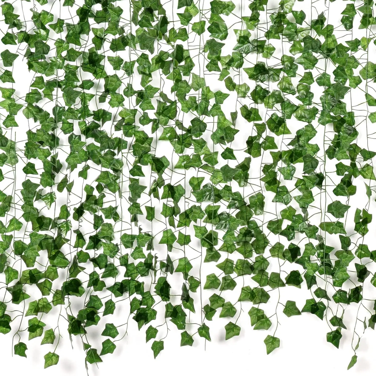 12-Pack 84ft Fake Ivy Vines, Aesthetic Artificial Hanging Greenery Garlands for Home Bedroom Wall Decor, Home Supplies for Wedding Party Accents