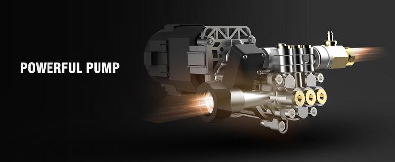 2025 New PowerSmart Electric Pressure Washer 2600-2800 PSI 1.4 GPM, Power Washer with Turbo Nozzle, 13-Amp Motor, 8" Wheels for Patio, Car, Wall, Home Cleaning,(DW1026A, DW1028A)