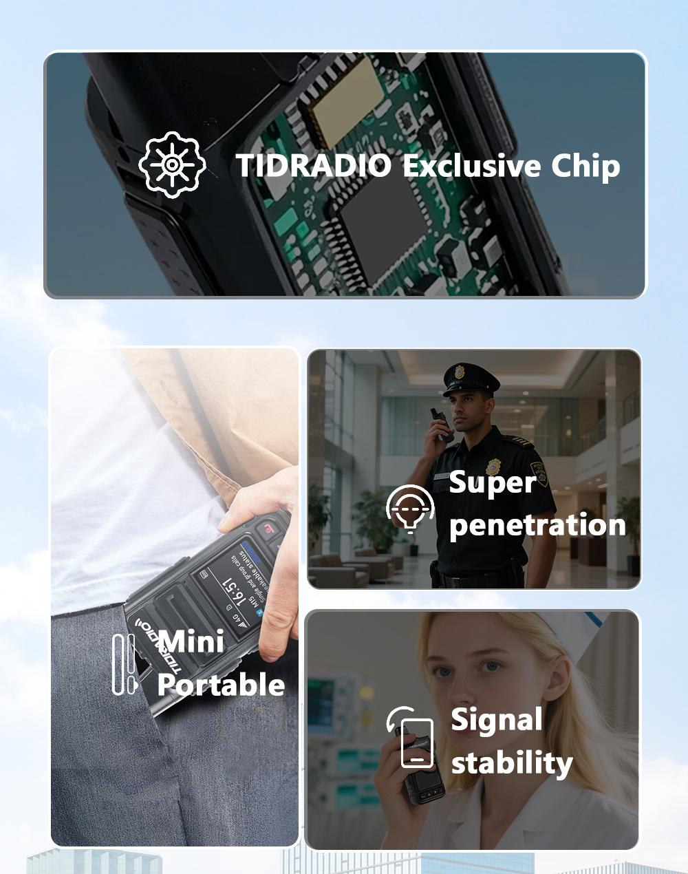 TIDRADIO TD-M15 Global POC Radio with 1 Year Sim Card Walkie Talkie Long Range 4G Network 5000 Miles for Hiking and Camping TIDRADIO TD-M15 Global POC Radio with 1 Year Sim Card Walkie Talkie Long Range 4G Network 5000 Miles for Hiking and Camping