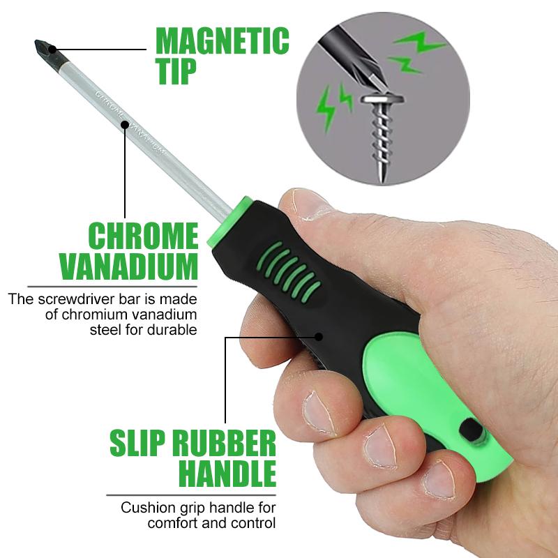 100PCS Magnetic Screwdrivers Set With Plastic Ranking, Hardware Tools For Men (100PCS)，gift，toolset