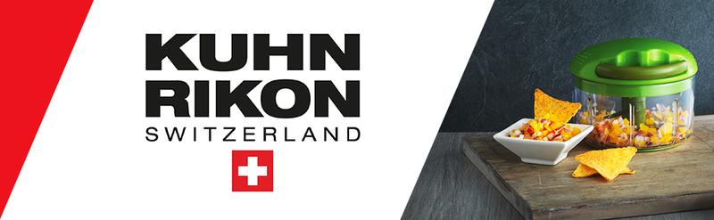 Kuhn Rikon Pull Chop Chopper Manual Food Processor with Cord for Chopping Fruits Vegetables Nuts & More | Sharp Blades Durable ABS Plastic Kitchen Utensil