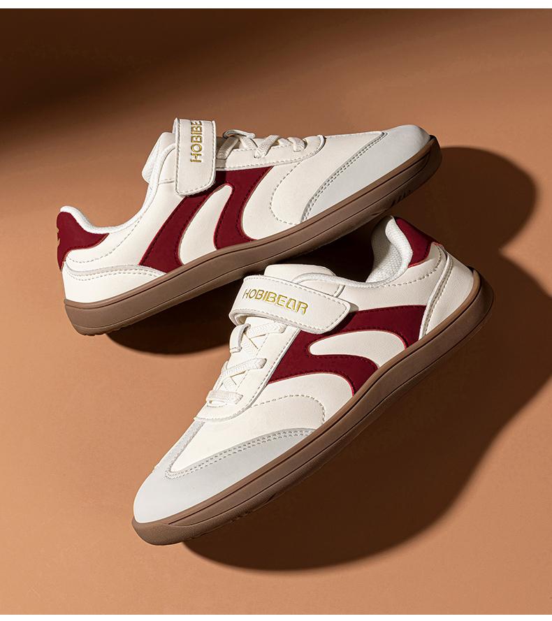 HOBIBEAR Leather Wide-Toe Hiking Shoes Outdoor Sports Shoes Campus Daily Casual Shoes Women's Walking Shoes