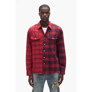 Half & Half Flannel Shirt