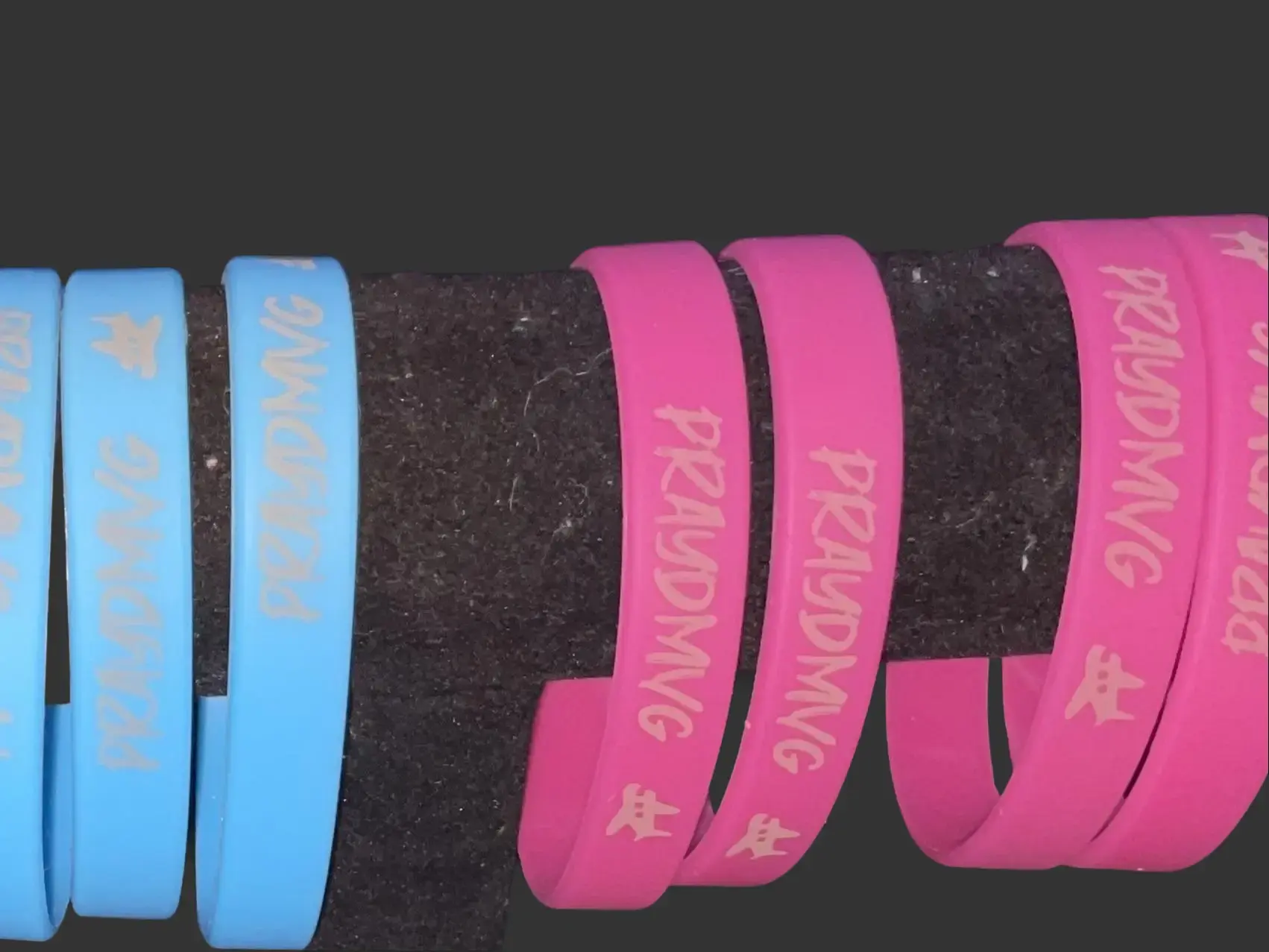 Wrist bands " Twilly Bands Cotton Candy Edition " by " Terrence Tennell Williams " #Twill247 #DMVG #TwillyMerch #MarriMuzik #BreastCancerAwareness #Pray #Bracelet #CottonCandy
