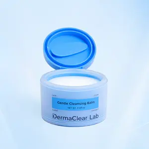 DermaClear Lab All-in-One Gentle Makeup Remover Balm | Effortless Face Eye Lip Makeup Removal | PENTA-RICE Centella for Sensitive Skin | Hydrating with Hyaluronic Acid & Vitamin E | Natural Blackcurrant Lemon Cedar Scent | Hygienic Magnetic Spoon Included