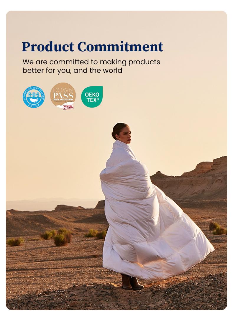 APSMILE Luxurious Goose Down Feather Comforter Duvet Insert Ultra Soft Fluffy Lightweight All Season Down Comforter Super Warmth Hotel Collection Bedding Sleeping Lightweight Cozy Blanket TikTokShopBlackFriday