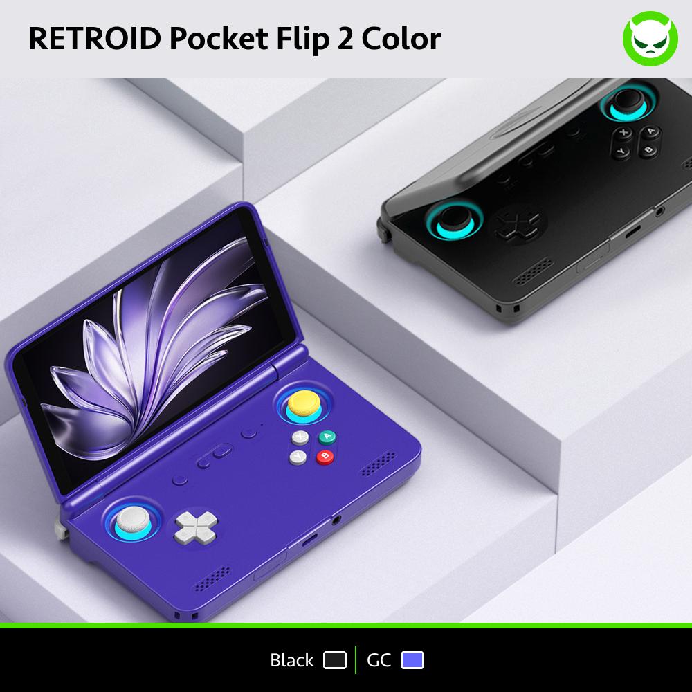 Retroid Pocket Flip 2【Ready to Use】Handheld Console SD865【Buy 1