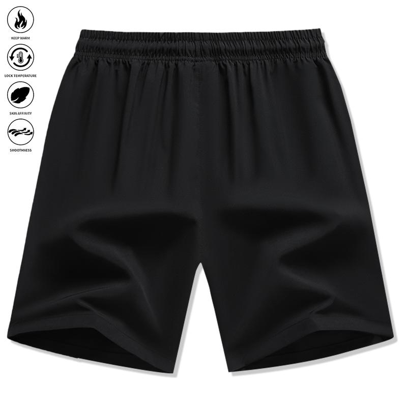 Quick-Dry Men's Fitness Shorts with Lightning Bolt Design - Breathable Lightweight Athletic Shorts for High Intensity Gym Training and Workout sessions