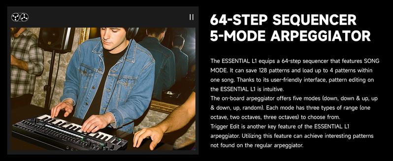 Donner KB-32M Keyboard Matching with Essential L1 Monophonic Analog Synthesizer