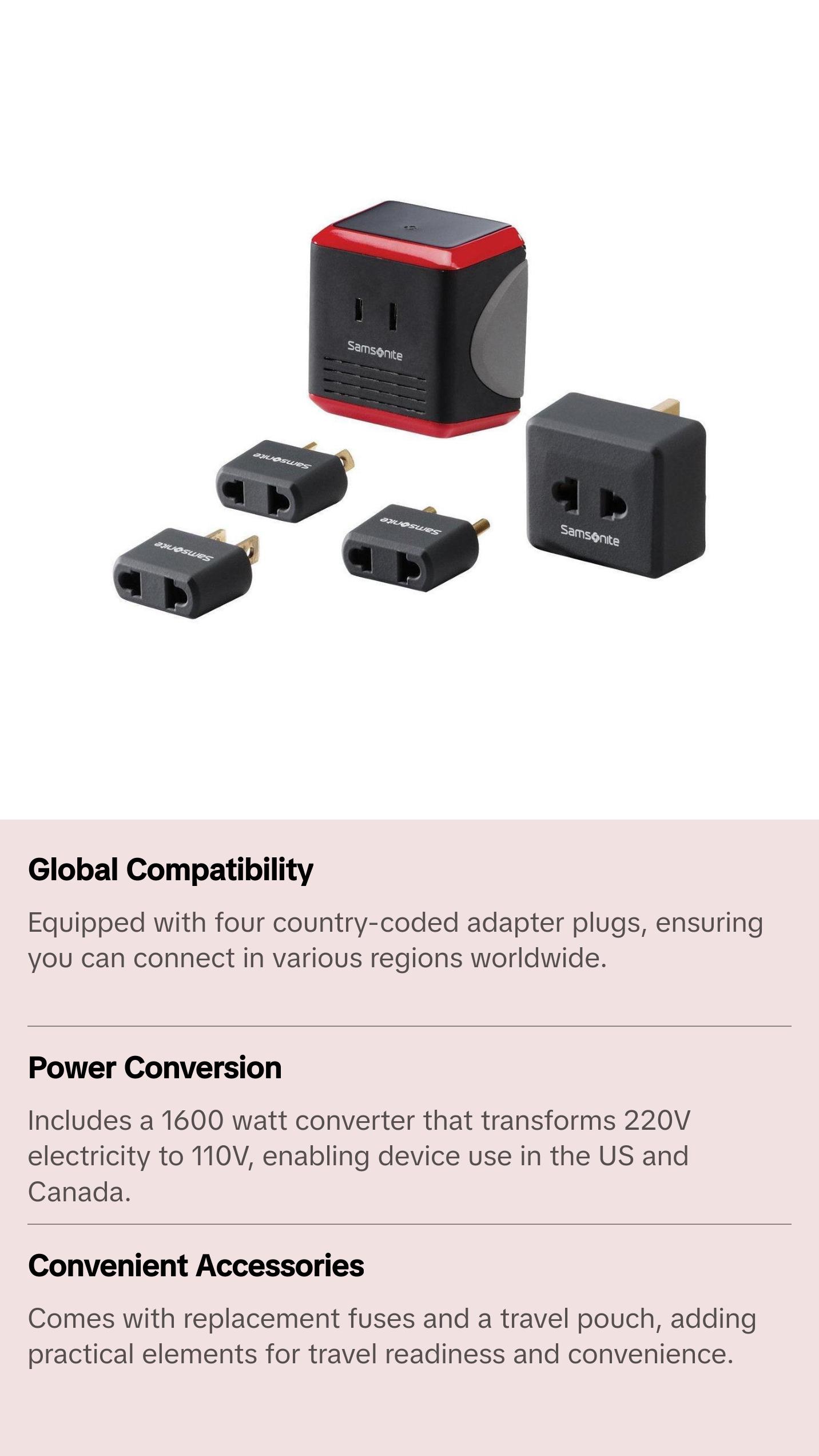 Samsonite Converter/Adapter Kit - TikTok Shop