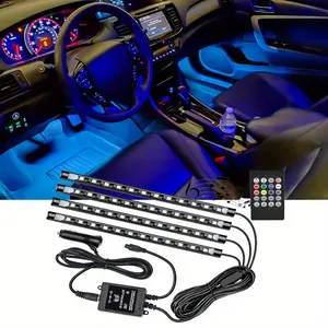 Interior Car Lights,Car Accessories,Car Led Lights,Car Strip Light, Lighting With Sound Active Function,Led Lights for Car