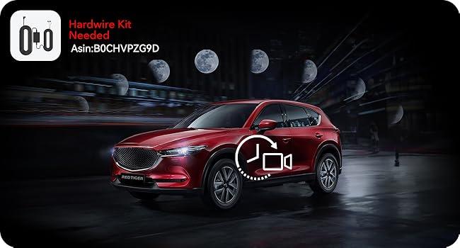 REDTIGER F17 4K 3-Channel Dash Cam with 5GHz WiFi GPS, 64GB Card, 2160P+1080P+1080P, Triple Car Camera, IR Night Vision, Parking Mode-Holiday Haul