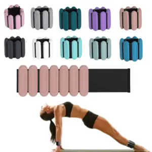 Adjustable Wrist & Ankle Weights for Women, and Men (1 Pound)