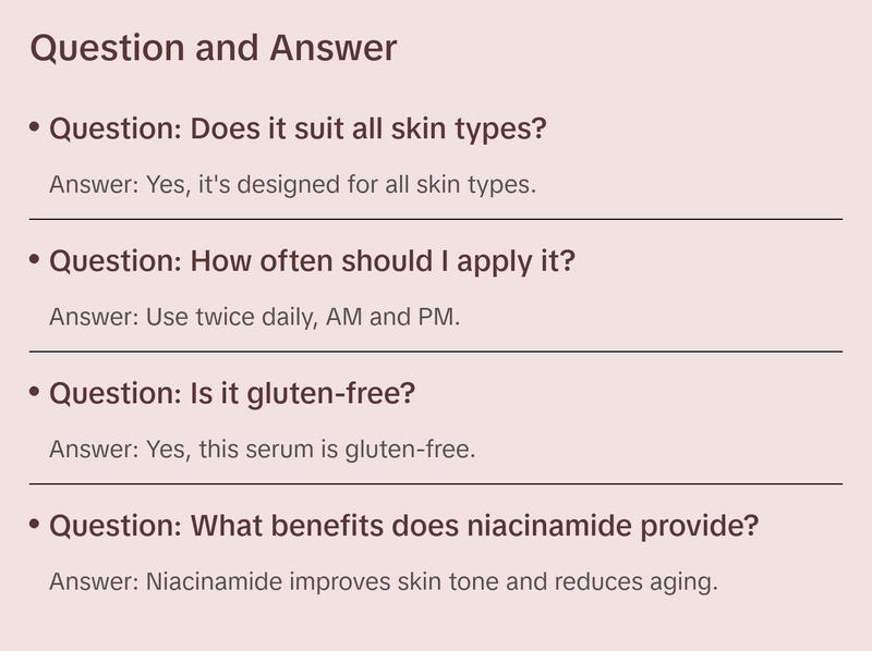 Somme Institute Anti-Aging Protection Serum with Niacinamide 1 oz - Flawless Radiance for All Skin Types Skin Repair Nourishing Silky Cosmetic