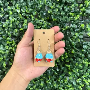 Concho DtMf Earrings - Aesthetic 3D Printed Lightweight & Comfy Statement Style for Everyday Wear