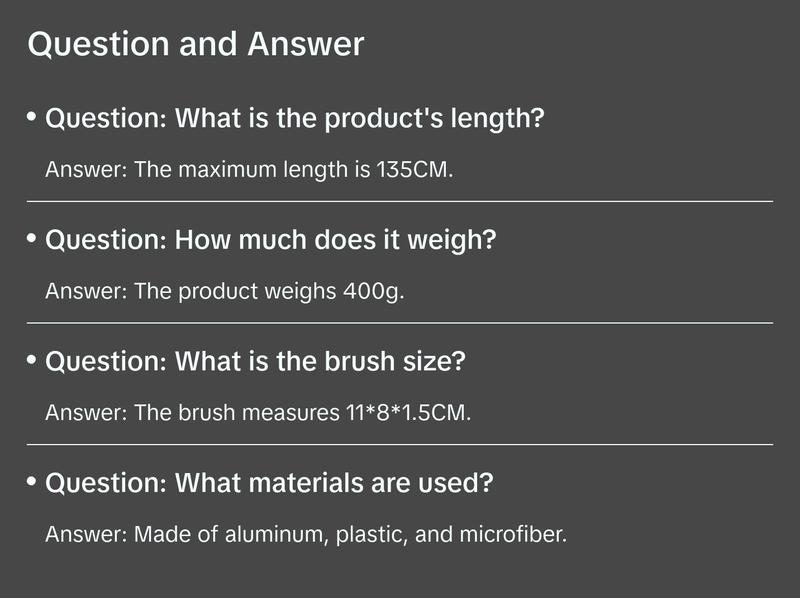 Baseboard Buddy Retractable Household Universal Cleaning Brush Mop