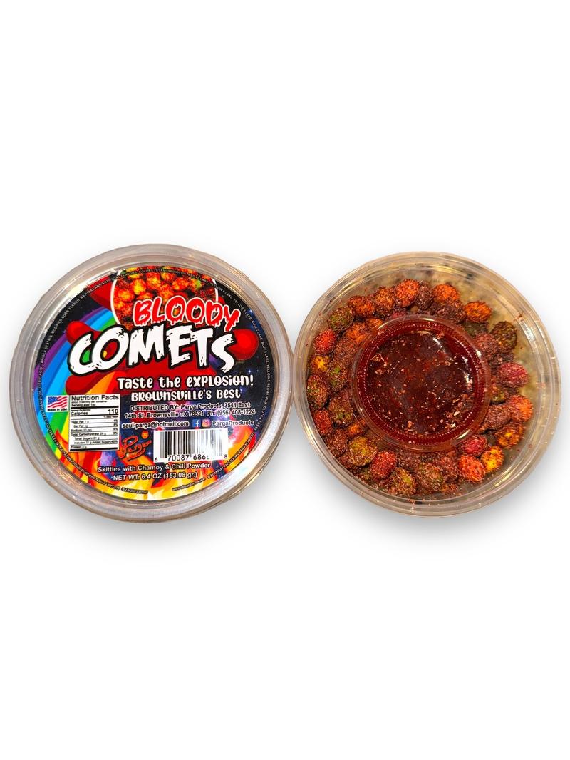 Bloody Comets-Skittles Enchilados Candy