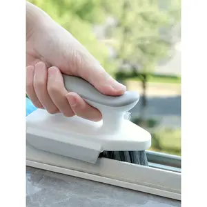 Magic Window Track Cleaner,  New Window Groove Cleaning Brush Tools Set, Creative Cleaner Brushes Tools for Window lides Gaps, Sliding Door Track, Tile Lines Shutter Car Vents (Mixed, 3PCS)