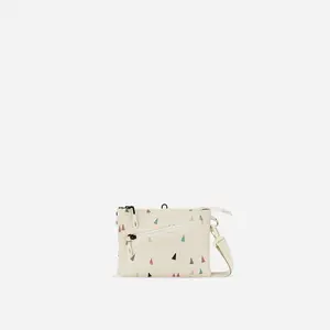 Zoom | Slim RFID Crossbody - Terrazzo Print