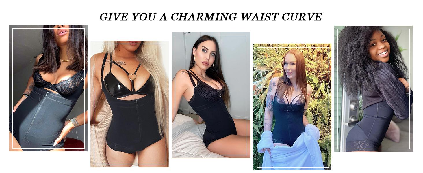 SHAPERX fajas Colombianas Shapewear for Women Tummy Control Bodysuit Womenswear Underwear Lady