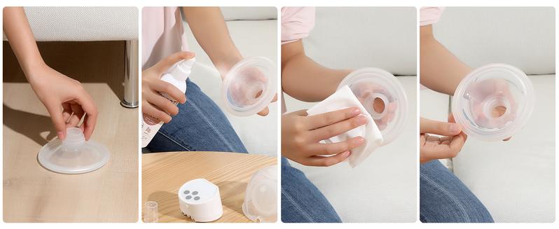 Momcozy Portable Breast Pump Cleaning Spray, Effective Milk Fat Removal & Residue-Free, Natural Grapefruit Scent, Pump Spray for Breast Pump or Accessories, and Other Baby Products, 8.5 Fl Oz