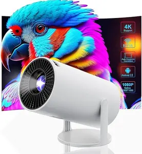 Projector with WiFi & Bluetooth, Mini Projector, 4K Supported Android 11.0 Portable Movie Projector, 270° Rotation + Auto Vertical Keystone Correction, Compatible with iPhone/TV Stick/HDMI/USB 2026